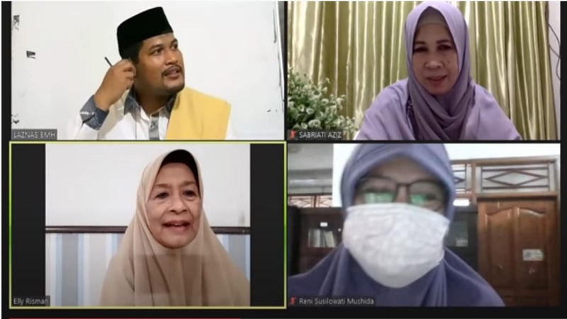 Ustadzah Reni Susilowati Narsum Webinar Nasional Parenting