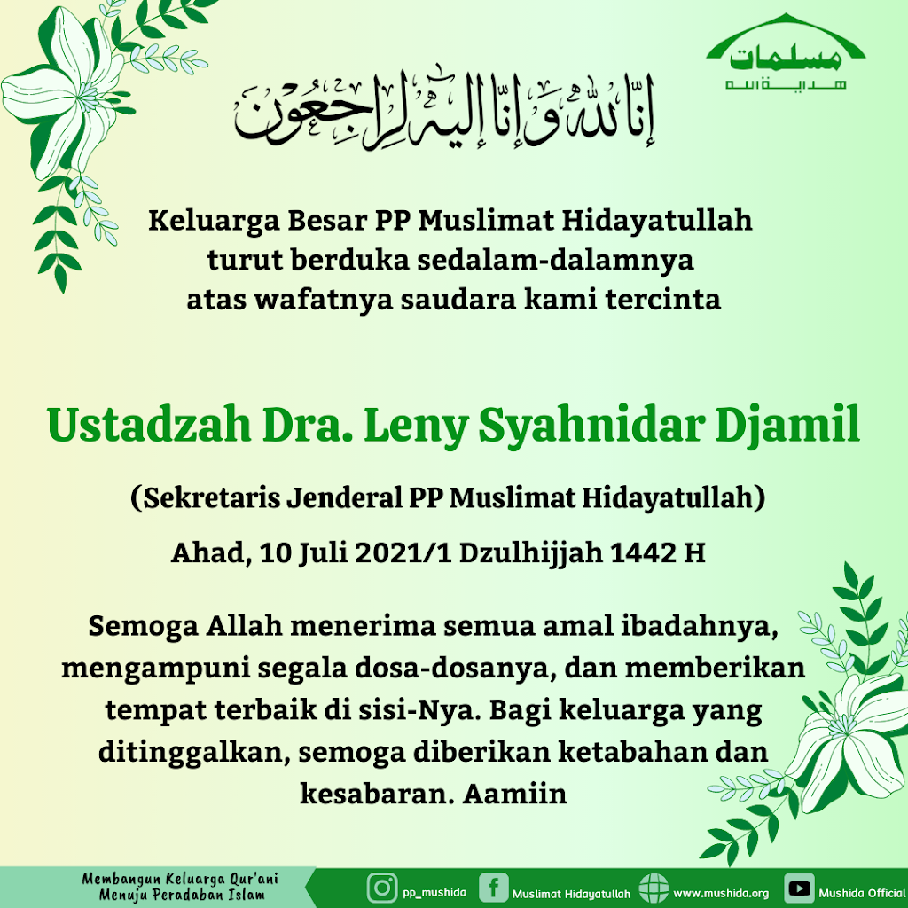 Kepergian Sang Pejuang
