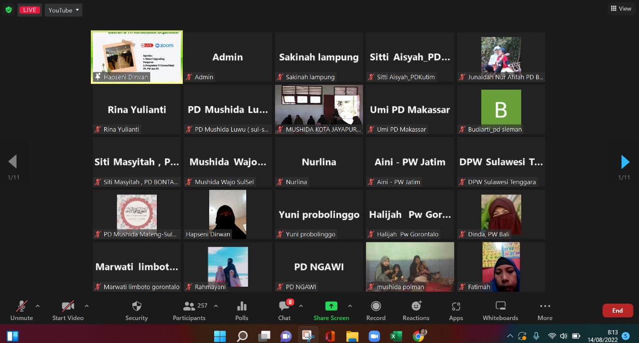 Upgrading Pengurus Pusat, Wilayah, Daerah dan Tri Konsolidasi