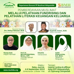 Pelatihan Fundrising dan Literasi Keuangan Muslimat Hidayatullah