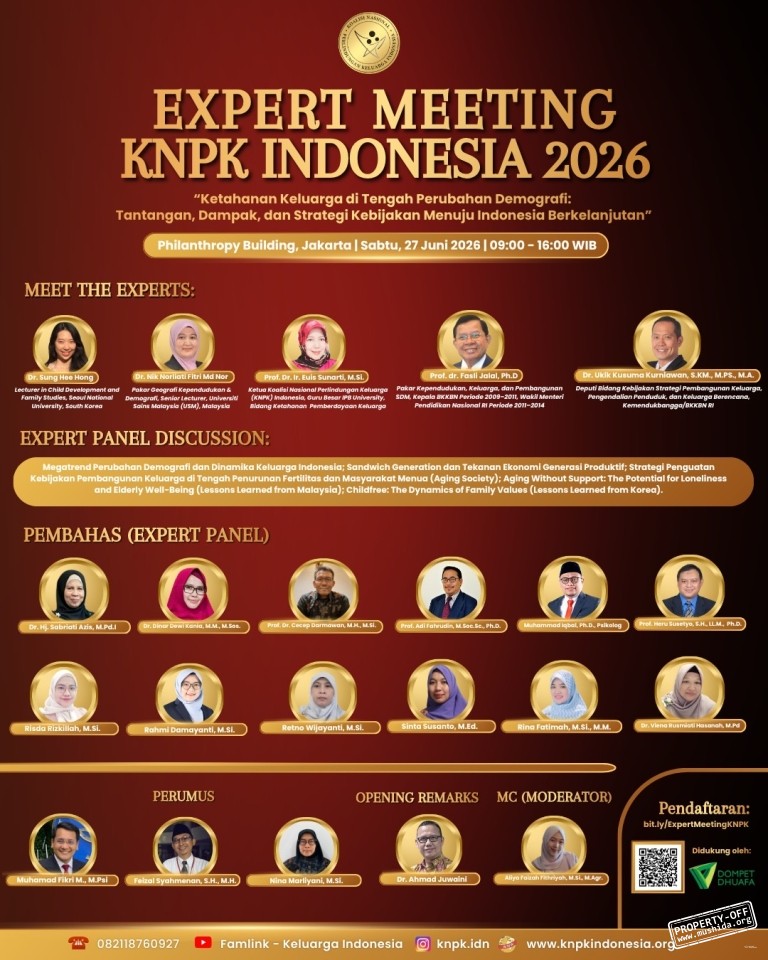 Perkuat Ketahanan Keluarga, Muslimat Hidayatullah Hadiri Expert Meeting KNPK Indonesia 2026