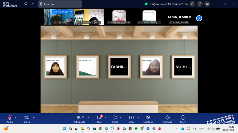 Menguatkan Dakwah bil Qolam, PP Mushida Gelar Webinar Writing Class