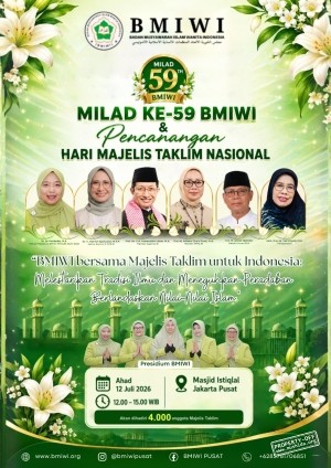 BMIWI Gelar Milad ke-59 dan Pencanangan Hari Majelis Taklim Nasional