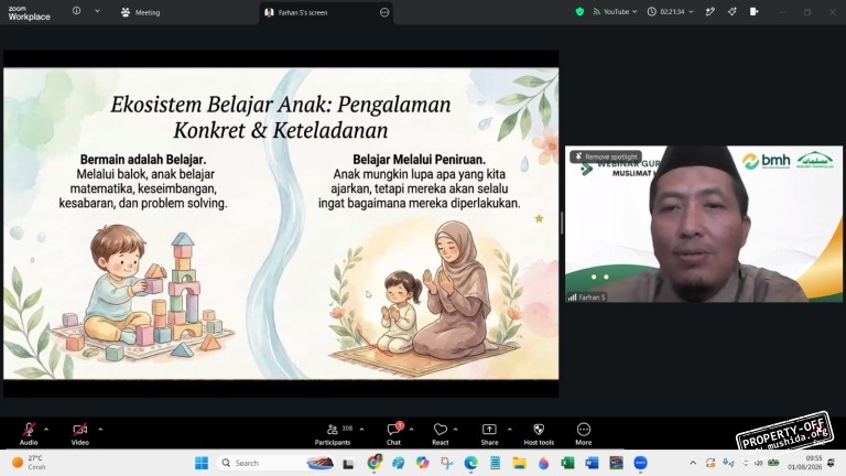 Webinar Guru PAUD Muslimat Hidayatullah Tekankan Pedagogik Holistik dan Profetik untuk Mewujudkan Generasi Insan Kamil