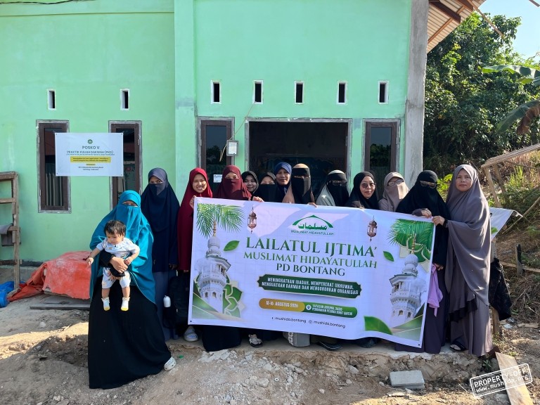 Mengisi Energi Ruhiyah, Muslimat Hidayatullah Bontang Selenggarakan Lailatul Ijtima’
