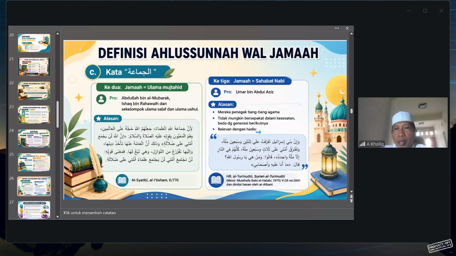 Pengayaan Alumni Daurah Marhalah Wustha, Mushida Perkuat Jati Diri dan Pemahaman Ahlus Sunnah wal Jamaah