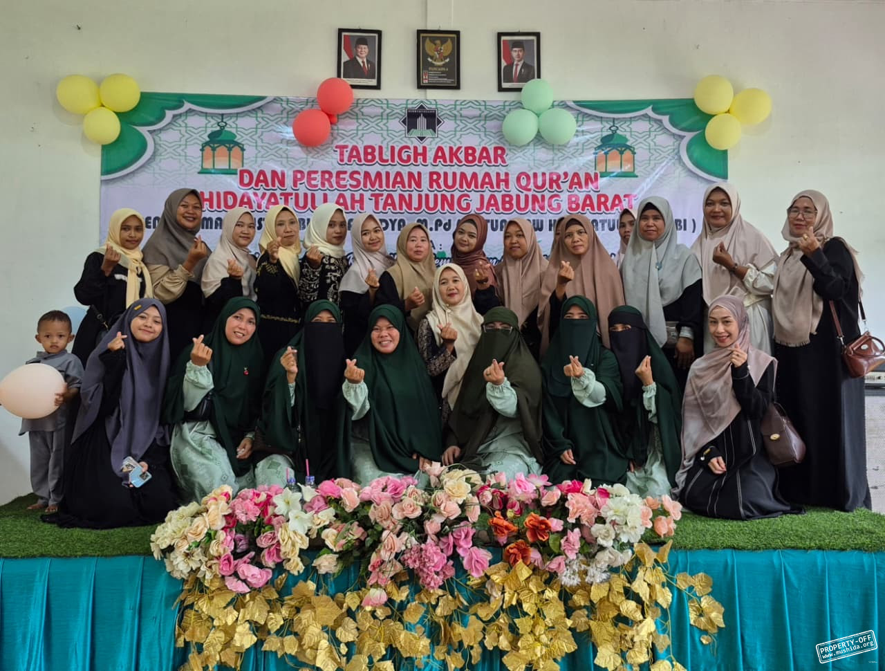 PW Mushida Jambi Hadiri Tabligh Akbar Peresmian Rumah Qur’an Ya Bunayya