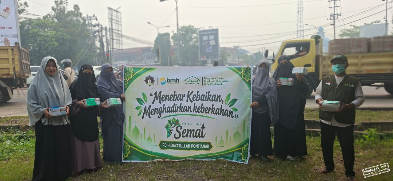 Sedekah Jum’at PD Mushida Pontianak Hadirkan Kepedulian di Tengah Kabut Asap