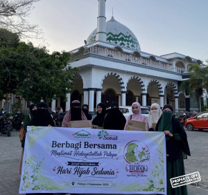 Peringati Hari Solidaritas Jilbab Sedunia, Mushida Makassar dan Mushida Palopo Gelar Aksi Dakwah dan Kepedulian Sosial