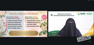 Keputrian Muslimat Hidayatullah Badung, Bali, Ikuti Webinar Nasional Keputrian PP Muslimat Hidayatullah