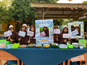Semarak Hari Santri Nasional, Keputrian Muslimat Hidayatullah Baubau Gelar Lomba Tata Boga