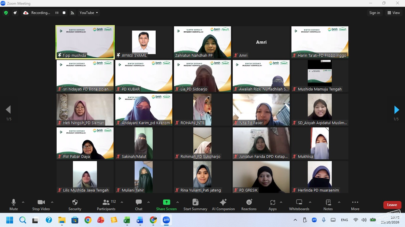 Dorong Transformasi Digital, Muslimat Hidayatullah Gelar Bimtek Sistahid Nasional