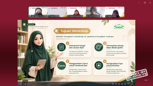 Pelatihan Desain Flyer Muslimat Hidayatullah, Perkuat Dakwah melalui Media Visual